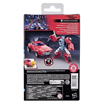 Windcharger Studio Series Deluxe 4.5-Inch Figure — Box Back with Conversion Steps and Alt Mode