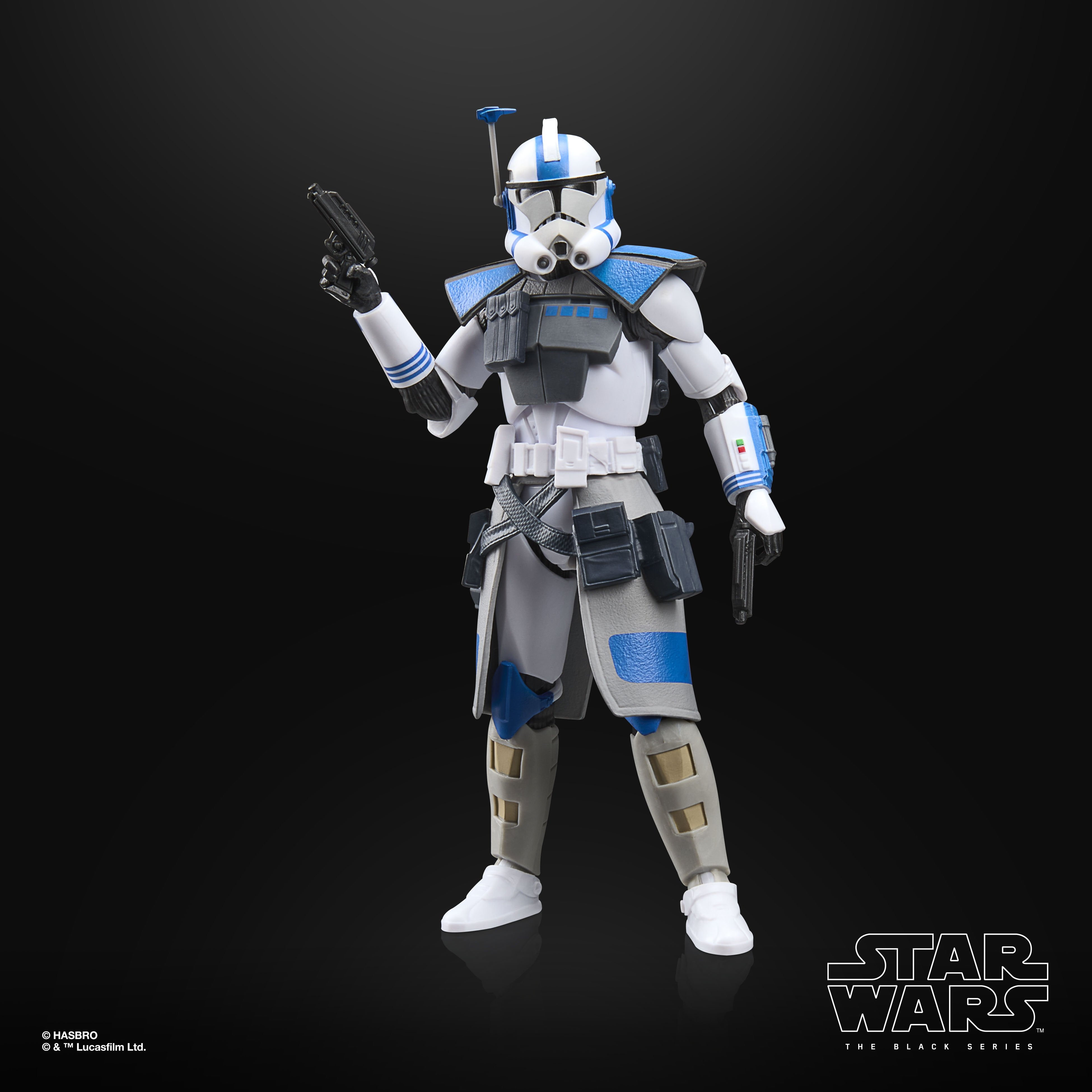 ARC Commander Colt Black Series 6-Inch Figure — Side View with Blaster