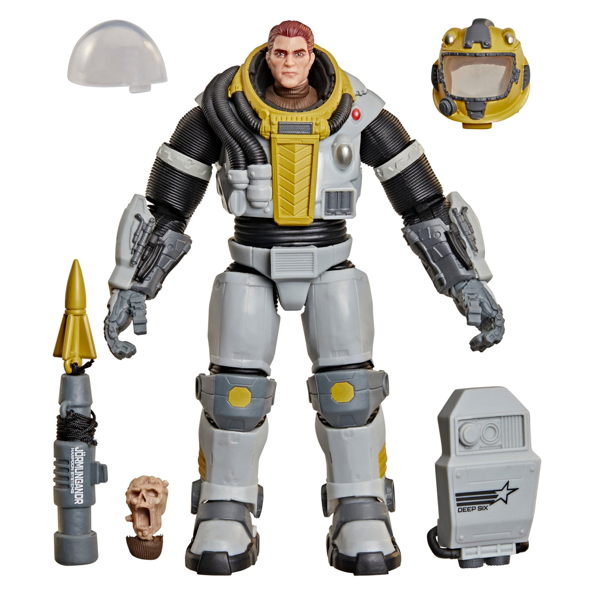 Deep Six G.I. Joe Classified Series 6-Inch Figure — Accessories Included Display with All Six Pieces