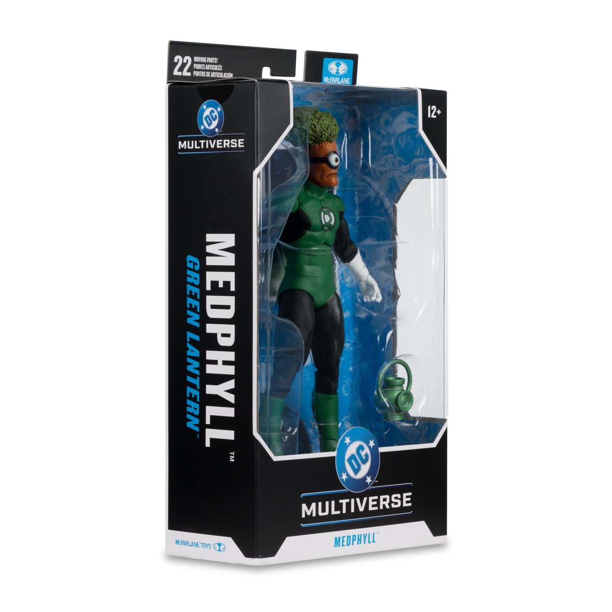 Medphyll Green Lantern DC Multiverse 7-Inch Figure — Package Side View