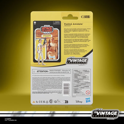 Padmé Amidala Arena Vintage Collection 3.75-Inch Figure — Card Back VC418 Package Detail