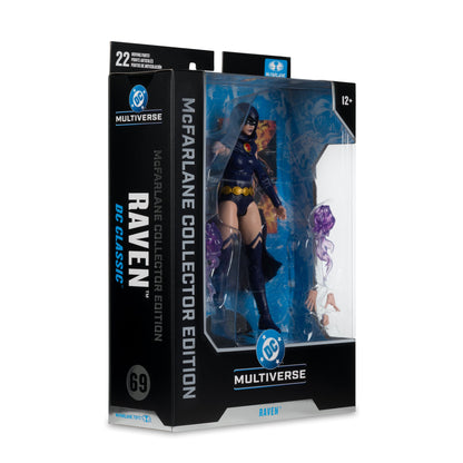 Raven DC Multiverse Collector Edition 7-Inch Figure — Box Side View with Character Art