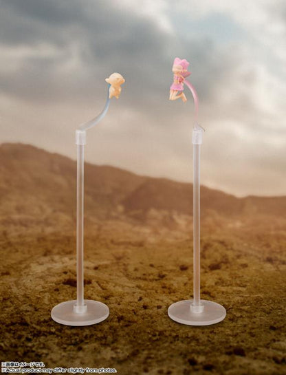 Isidro Berserk S.H.Figuarts — Puck and Ivalera Mini Figures on Clear Display Stands