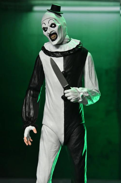 Art the Clown Terrifier 2 NECA Ultimate 7-Inch — Front View Holding Knife at Side