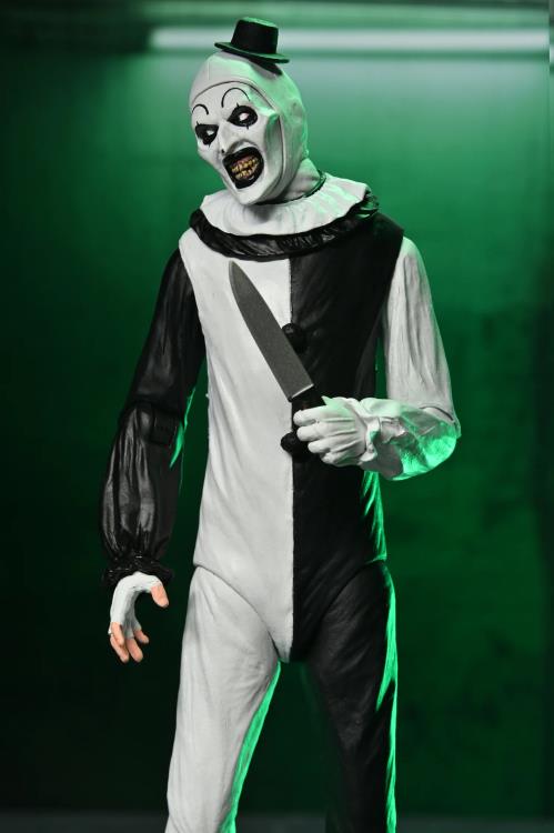 Art the Clown Terrifier 2 NECA Ultimate 7-Inch — Front View Holding Knife at Side