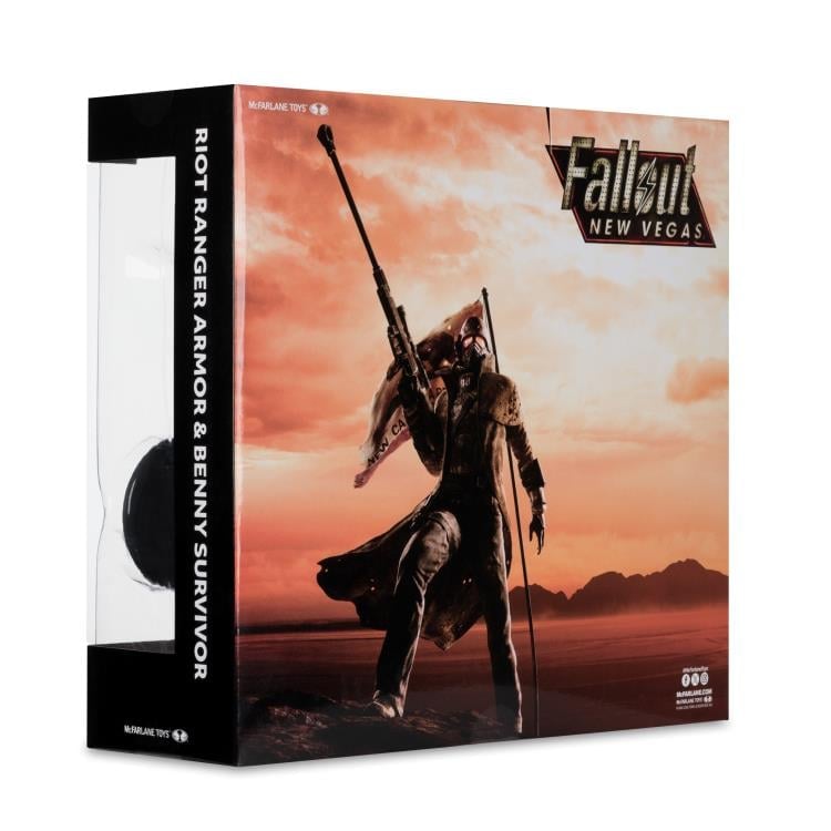 Riot Ranger Armor & Benny Fallout New Vegas 7-Inch Two-Pack — Package Detail Box Side