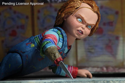 Chucky Child's Play Ultimate 4-Inch Figure — Articulation Pose Crawling with Blade Forearm Detail