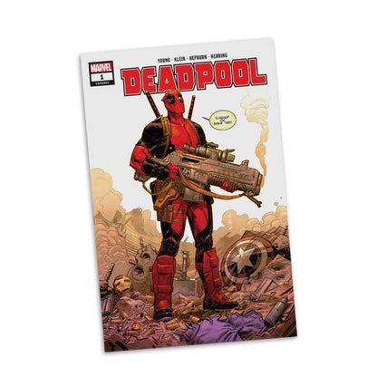Deadpool #1 Marvel Comics Issue Cover Art — Included Comic Book Front