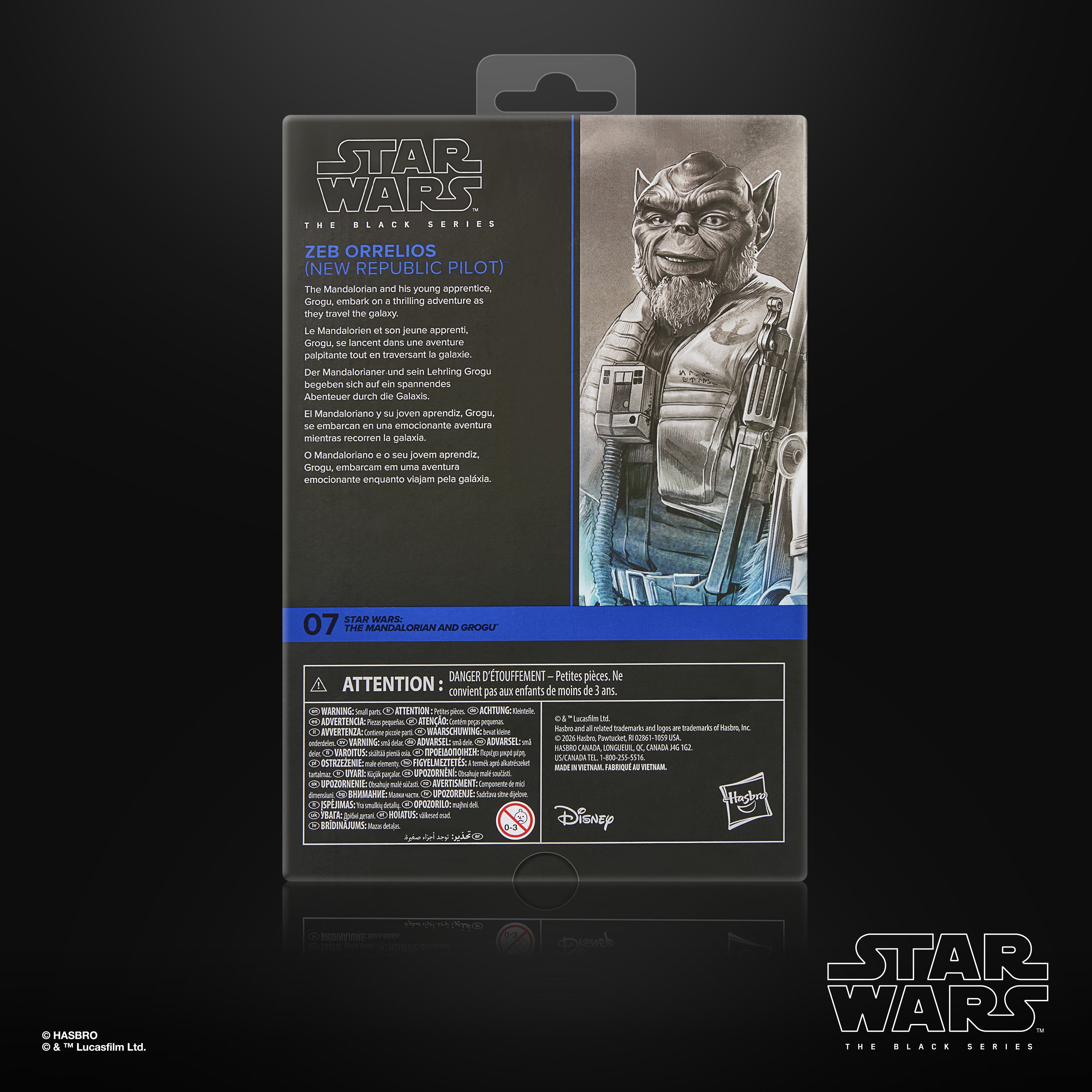Zeb New Republic Pilot Black Series 6-Inch | Jay's Toys | Jay's Toys