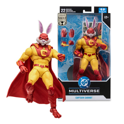 Captain Carrot DC Multiverse 7-Inch Figure — Figure Beside Retail Package