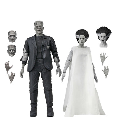 Bride of Frankenstein Universal Monsters 7-Inch Two-Pack — Accessories Included All Heads and Hands