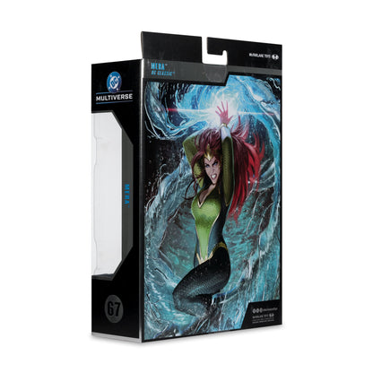 Mera DC Multiverse Collector Edition 7-Inch Figure — Box Art Close-Up on Back Panel