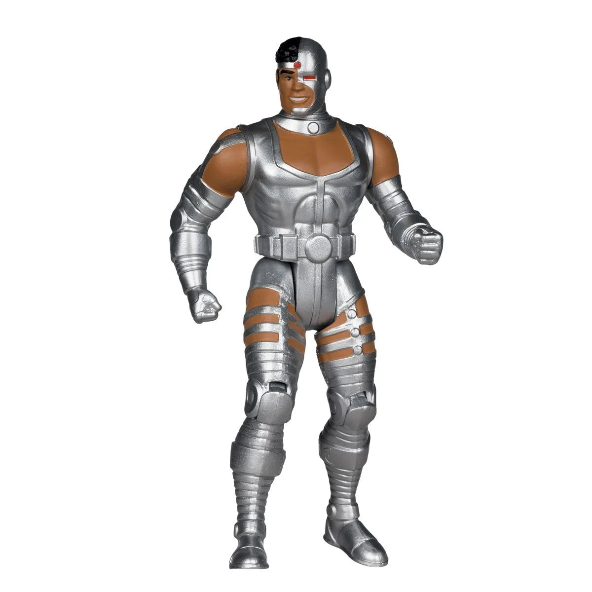 Cyborg Metallic DC Super Powers 4.5-Inch Figure — Front View Out of Box