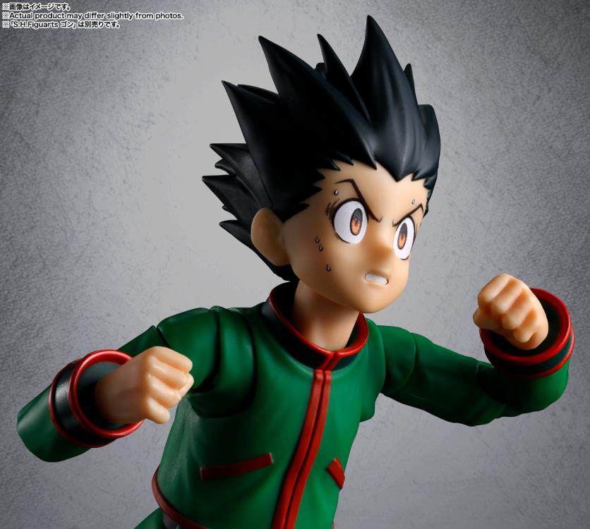 Gon S.H.Figuarts Hunter x Hunter Figure — Face Detail Close-Up Sold Separately
