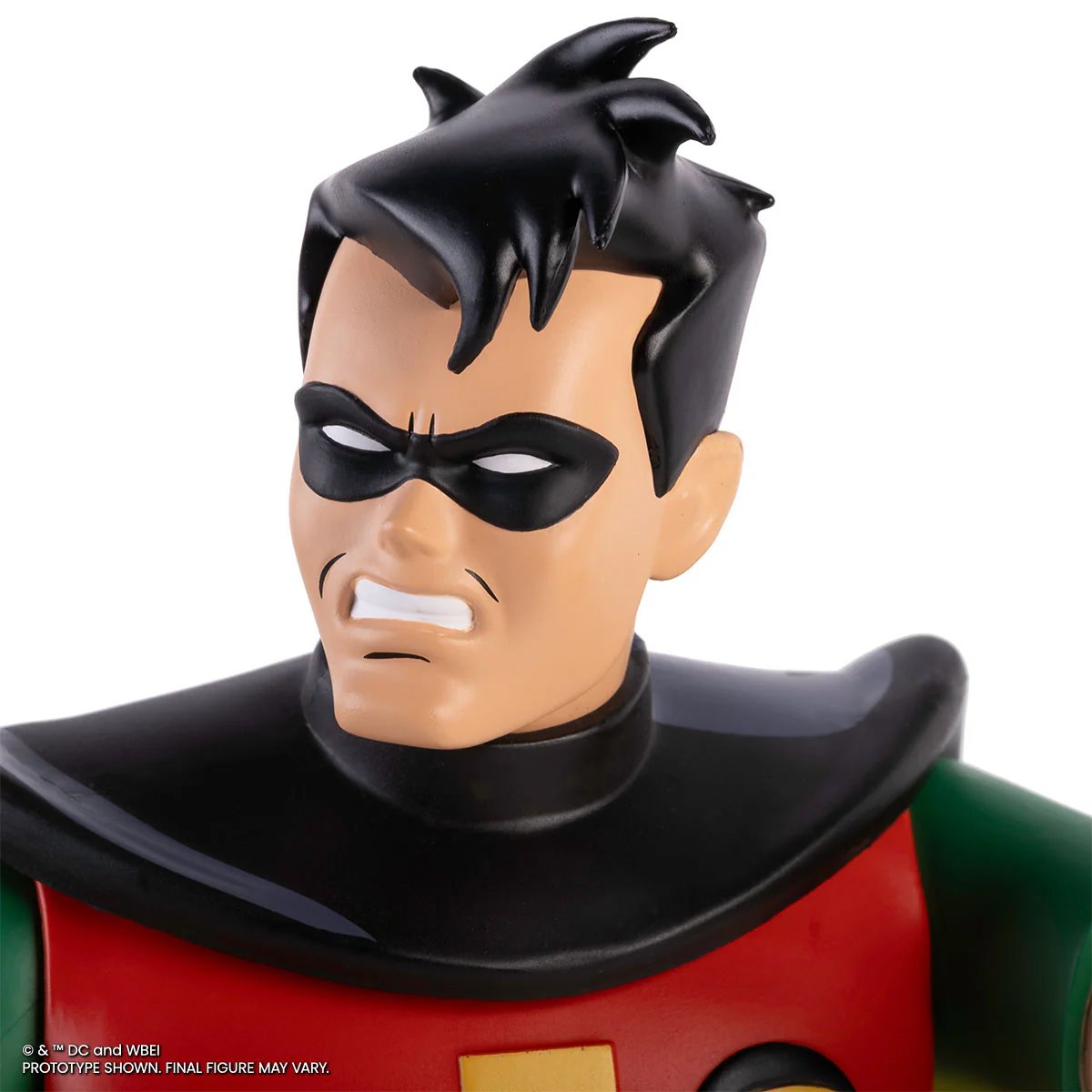 Robin Batman Animated Series Mondo 1:6 Figure — Angry Portrait Head Close-Up