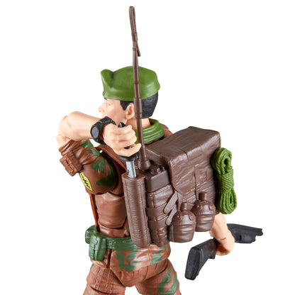Falcon G.I. Joe Classified Retro Collection 6-Inch Figure — Side View Backpack Detail Close-Up