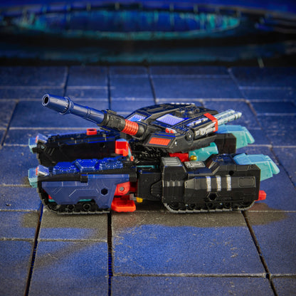 Megazarak Age of the Primes Leader Class — Tank Mode Rear Three-Quarter View