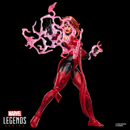 Scarlet Witch Marvel Legends 6-Inch Figure — Dynamic Pose with Full Hex Magic Web Burst