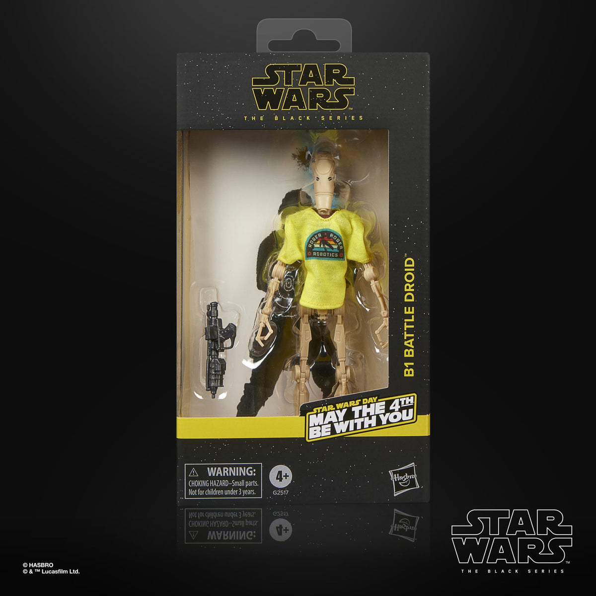 B1 Battle Droid Black Series May the 4th — Window Box Package Front