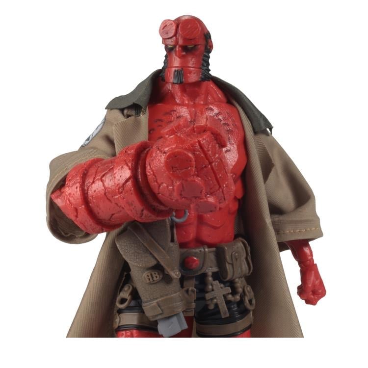 Hellboy McFarlane Collector Edition 7-Inch Figure — Head and Torso Detail Close-Up