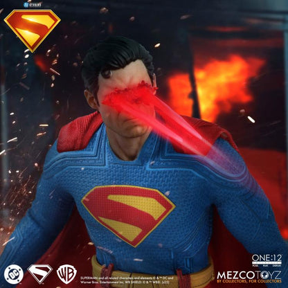 Superman 2025 One:12 Collective 1/12 Scale Figure — Heat Vision FX Accessories Close-Up