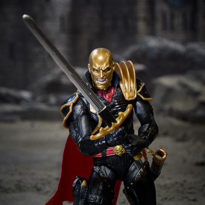 Destro G.I. Joe Classified Series 6-Inch — Figure Detail Close-Up with Sword