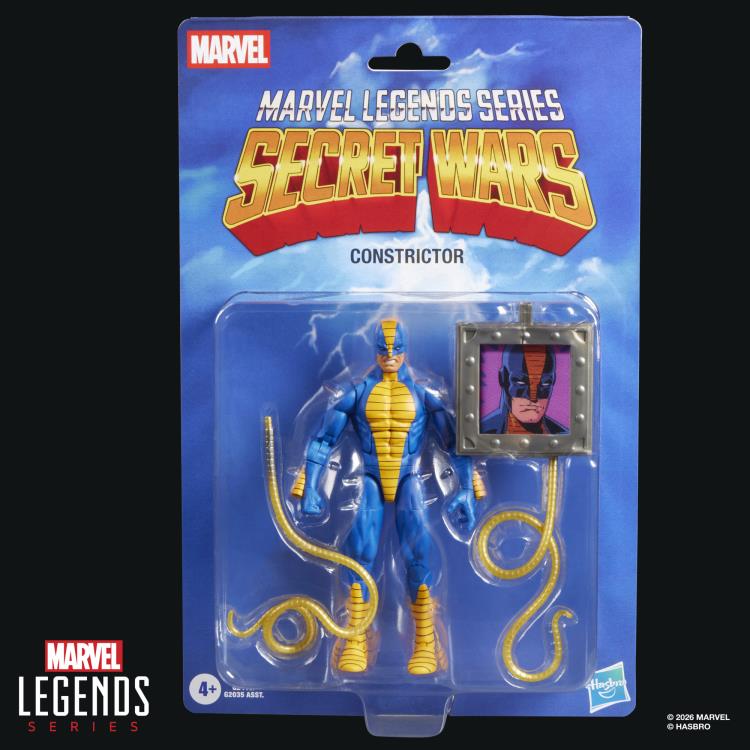 Constrictor Secret Wars Marvel Legends — Card Front Sealed Package