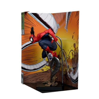 Spider-Man Marvel Tales #223 McFarlane 1/6 Scale Figure — Side View of Full Diorama