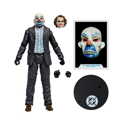 Joker Dark Knight DC Multiverse 7-Inch Figure — Accessories Included: Alternate Head, Hands, Art Card, DC Base