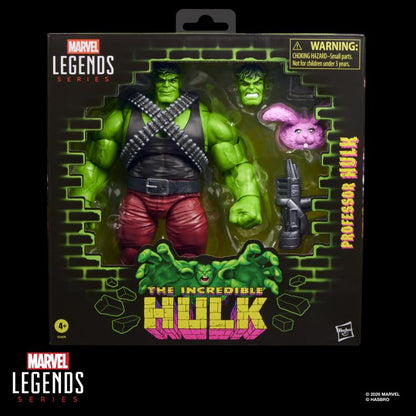 Professor Hulk Marvel Legends 6-Inch Deluxe Figure — Package Detail Front View Sealed in Box