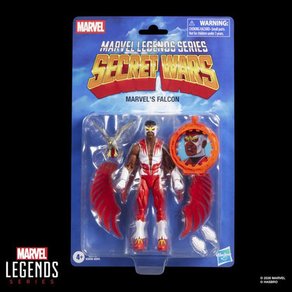 Falcon Secret Wars Marvel Legends 6-Inch Figure — Card Front Sealed Blister Package