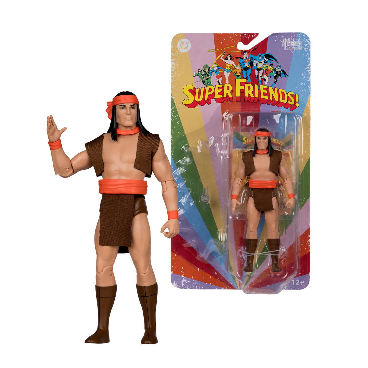 Apache Chief DC Super Friends 6-Inch Action Figure — Out of Box with Retro Blister Card