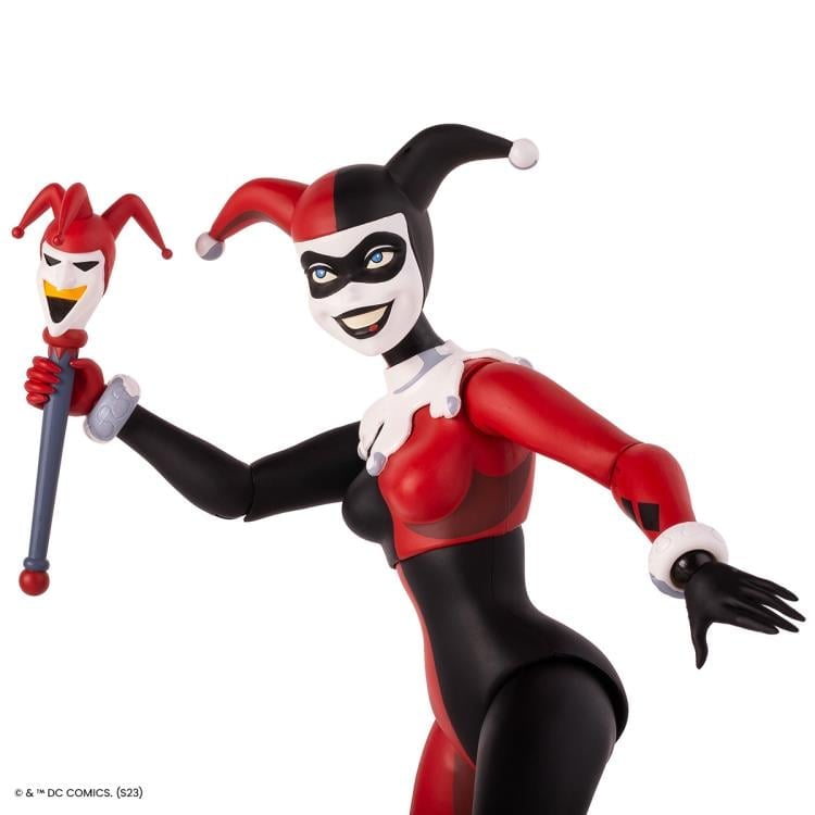 Harley Quinn Batman Animated Series 1/6 Scale Figure — Joker Scepter Side View Close-Up