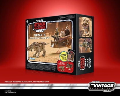 Orray & Geonosian Picador Vintage Collection — Box Back Package Detail