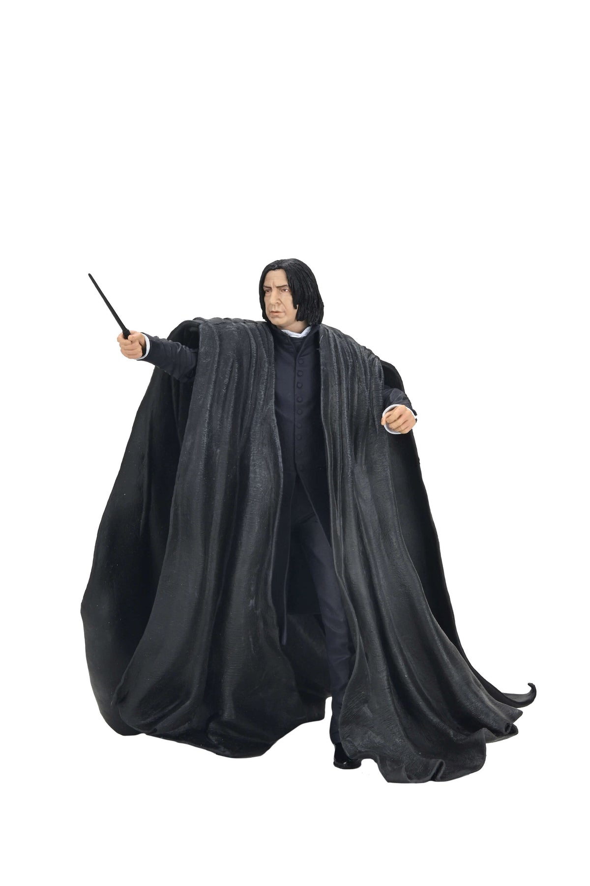 Professor Snape Harry Potter Legacy Collection 7-Inch Figure — White Background Three-Quarter View Cloak