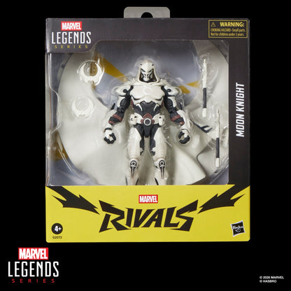 Moon Knight Marvel Legends 6-Inch Figure — Package Front View Marvel Rivals Box