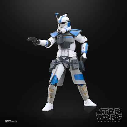 ARC Commander Colt Black Series 6-Inch Figure — Front View Blue Armor Detail
