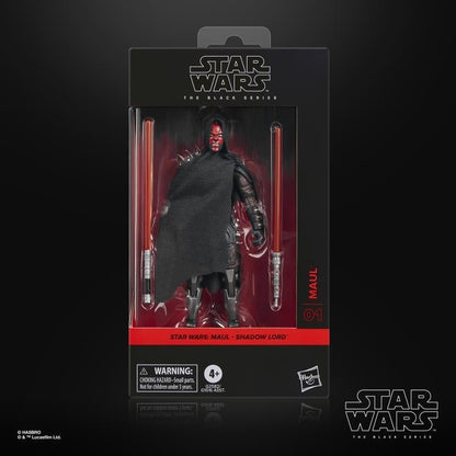 Maul Shadow Lord Black Series 6-Inch Figure — Box Art Close-Up Package Front
