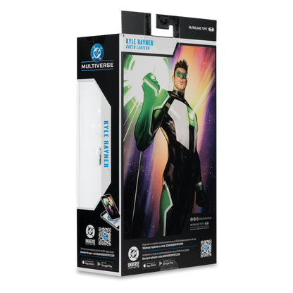 Kyle Rayner Green Lantern DC Multiverse 7-Inch Figure — Package Back with Character Art