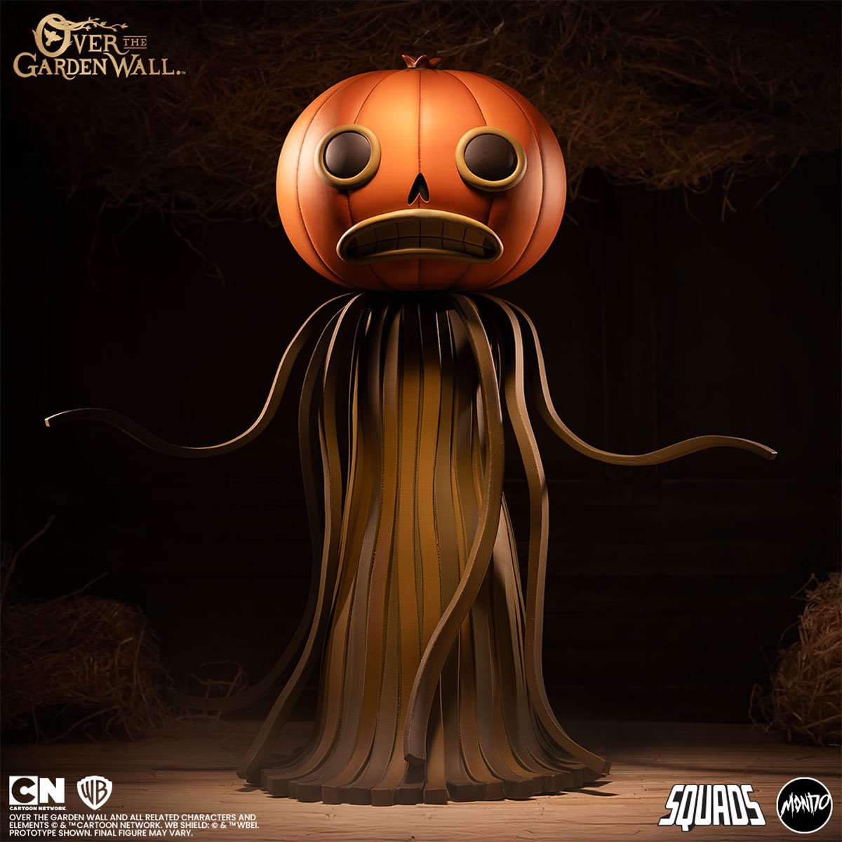 Enoch Over the Garden Wall Mondo Figure — Barn Scene with Pumpkin People