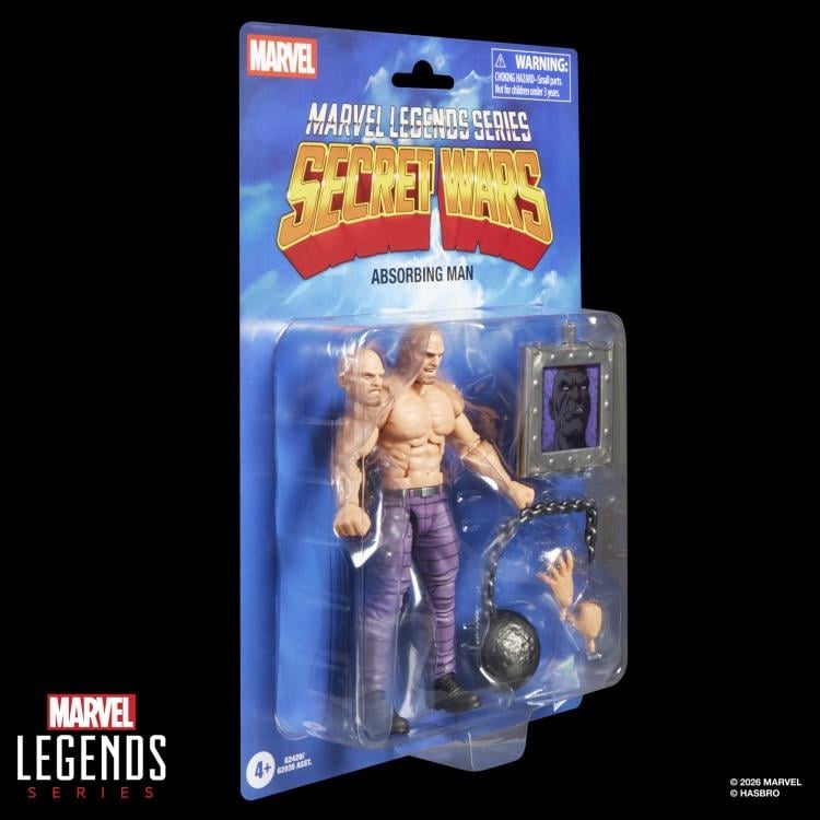 Absorbing Man Marvel Legends 6-Inch Figure — Package Detail Blister Card Side Profile