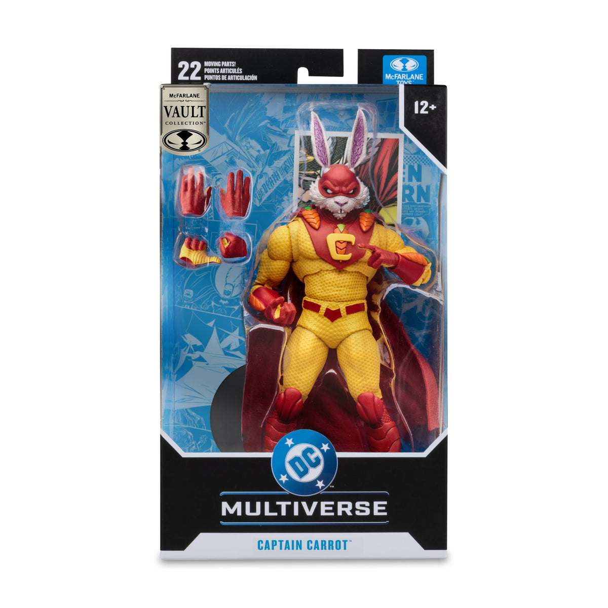 Captain Carrot DC Multiverse 7-Inch Figure — Package Front Box Art