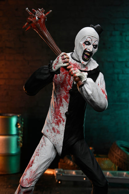Art the Clown Terrifier 2 Ultimate 7-Inch Figure — Articulation Pose Wielding Spiked Club