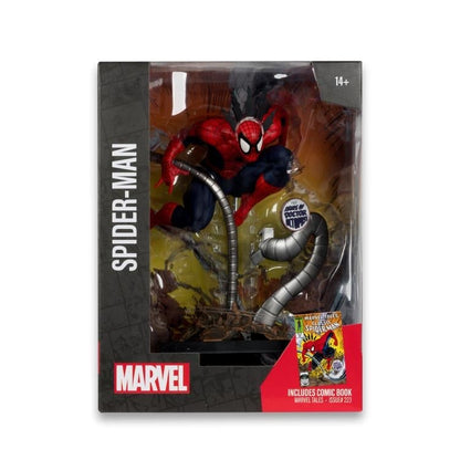 Spider-Man Marvel Tales #223 McFarlane 1/6 Scale Figure — Package Front View Window Box