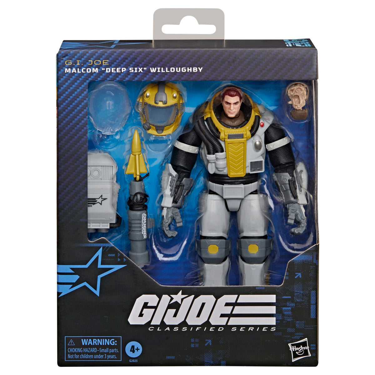 Deep Six G.I. Joe Classified Series 6-Inch Figure — Box Art Close-Up Front of Retail Packaging