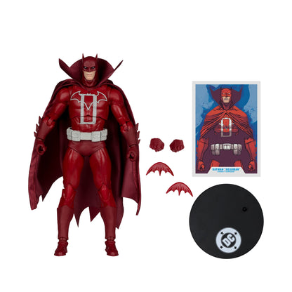 Knight Terrors Batman DC Multiverse 7-Inch — Accessories Included with Alternate Hands, Wing Fins, Collector Card, and Stand