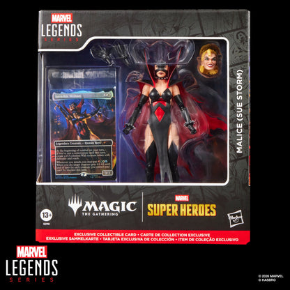Malice Sue Storm Marvel Legends 6-Inch Figure — Package Front Window Box View