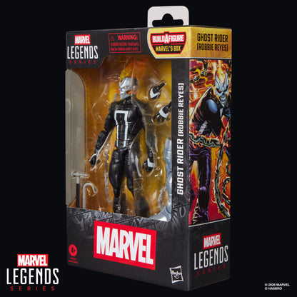 Ghost Rider (Robbie Reyes) Marvel Legends 6-Inch — Angled Package Front with Side Box Art Visible