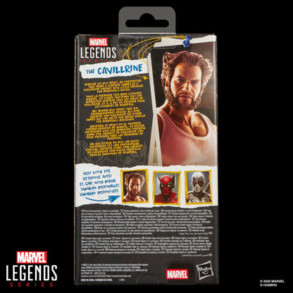Cavillrine Marvel Legends 6-Inch Figure — Box Back with Character Bio and Wave Details