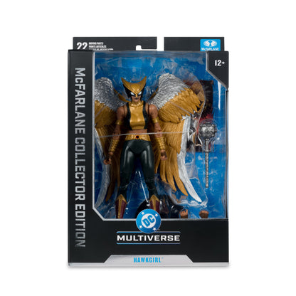 Hawkgirl DC Multiverse Collector Edition 7-Inch — Bubble Detail with Mace Accessory Shown